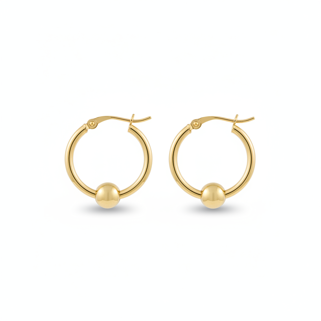 14K Gold Cape Cod Jewelers Thin Hoops