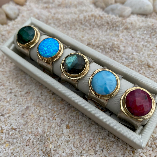 Ruby Beach Stone Ring