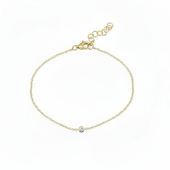 Petite Diamond Bezel Bracelet