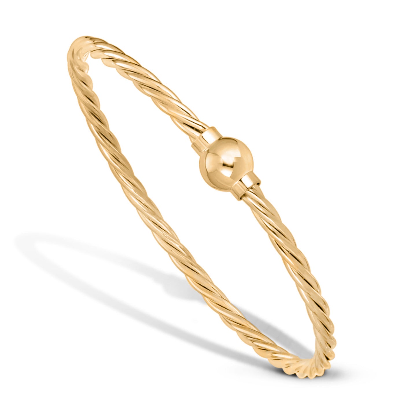 14K Gold Cape Cod Jewelers Twist Bracelet