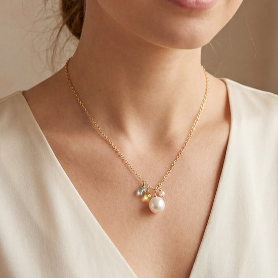Sea and Sun Pearl Necklace