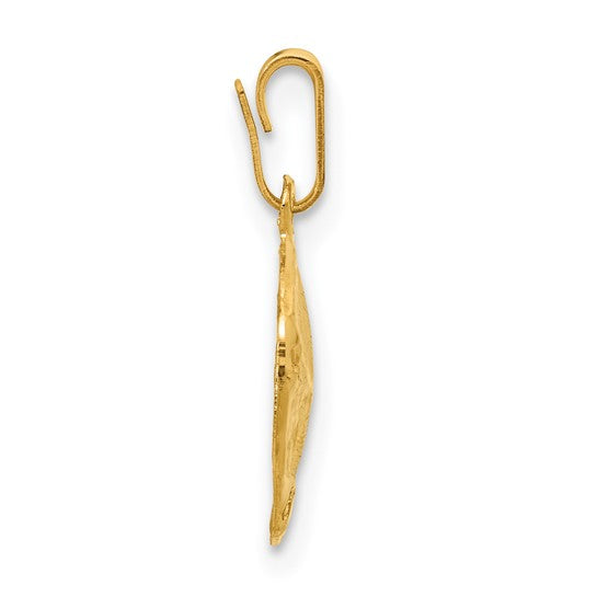 14K Gold-Filled Sand Dollar Pendant