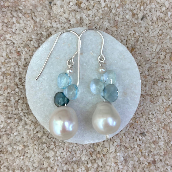 Blue Twinkle Pearl Drops
