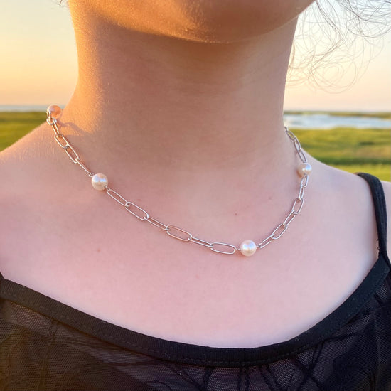 Pearl Link Necklace
