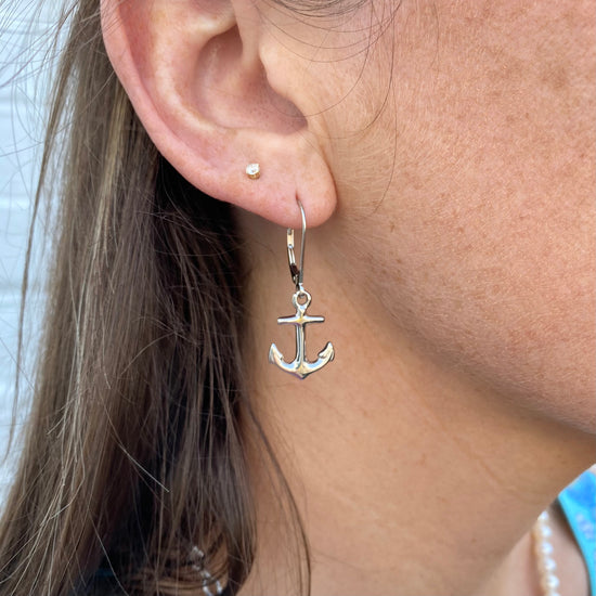 Anchor Drop Earrings