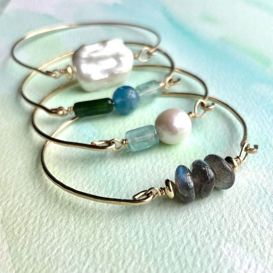 Labradorite Gem Hook Bracelet