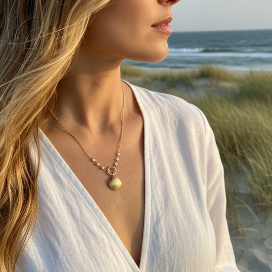 14K Diamond Charm Holder Necklace