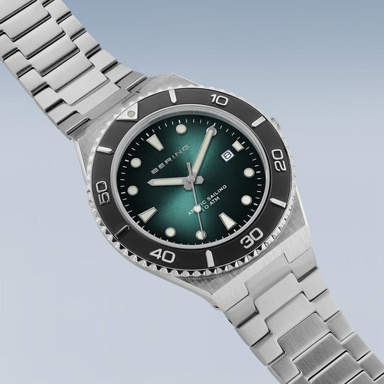 Bering Emerald Green Arctic Sailing Watch