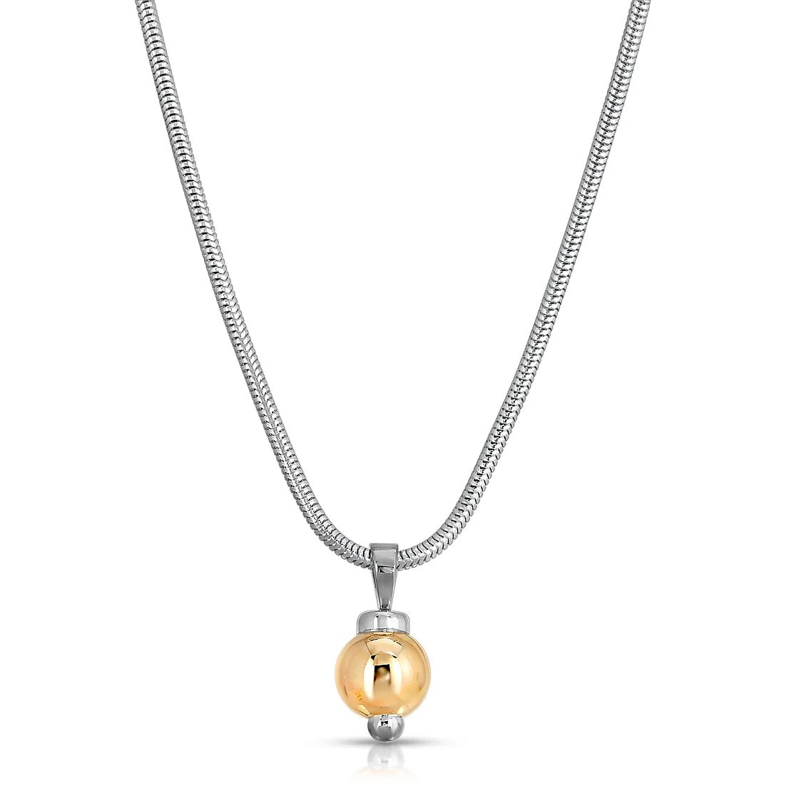 Cape Cod Necklace - 14K Gold Ball & hotsell Sterling Silver (.925) Chain