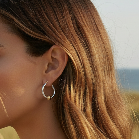 Two-Tone Cape Cod Classic Single Ball Hoops