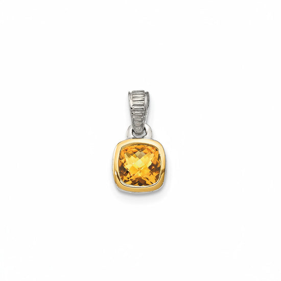 Two Tone Citrine Necklace