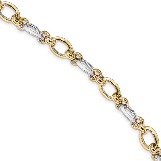 14k Gold Yarmouth Link Bracelet