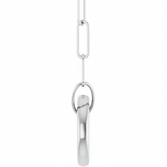 Sterling Silver Circle Charm Necklace