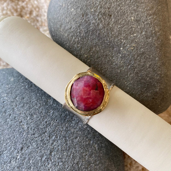 Ruby Beach Stone Ring