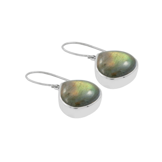 Labradorite Teardrop Earrings