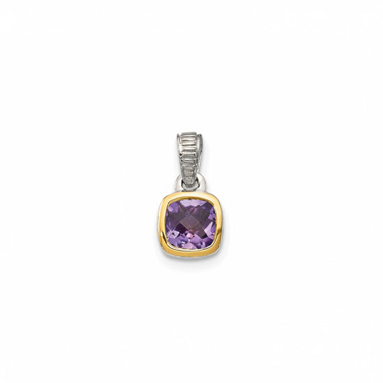 Two Tone Amethyst Necklace