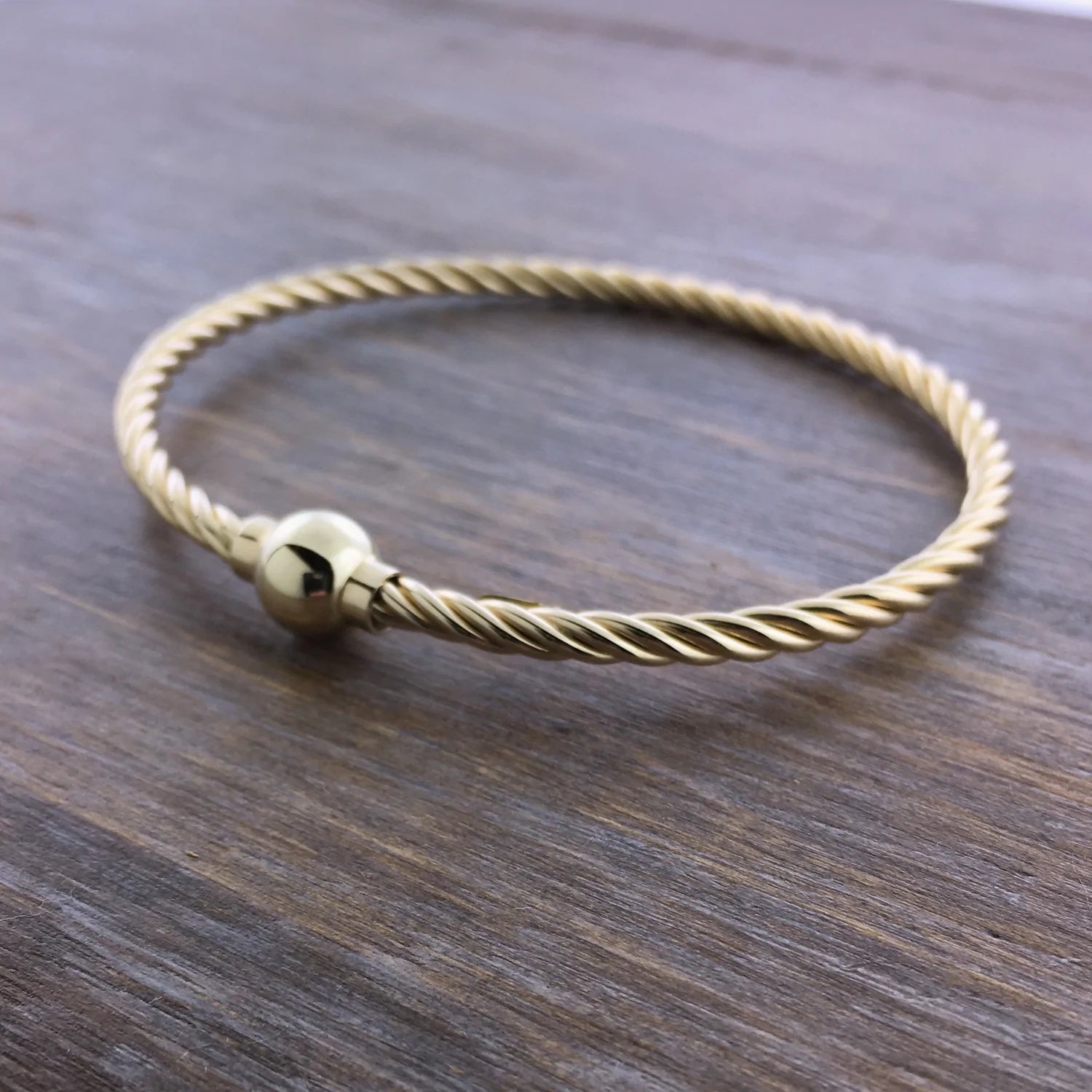 Rose Gold Cape Cod Cuff Bracelet