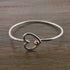 Cape Cod Heart Hook Bracelet Rose Gold