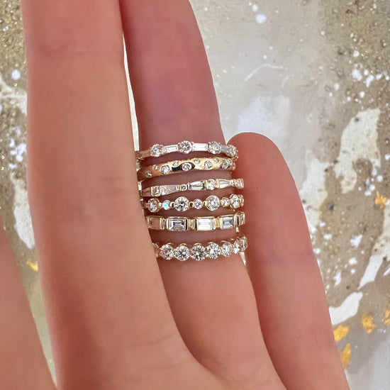 Gypsy Set Diamond Band