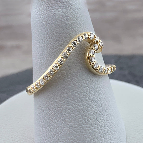 Diamond Wave Ring