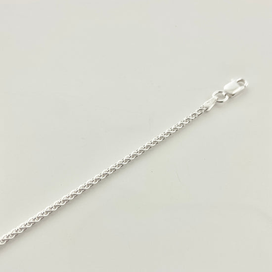 2 mm Sterling Silver Wheat Chain