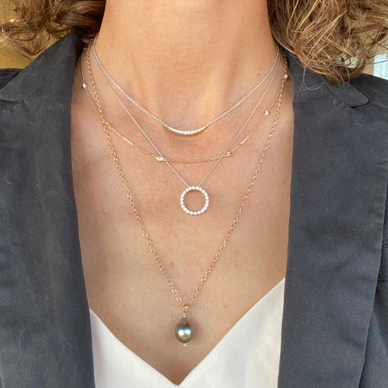 Diamond Curve Necklace