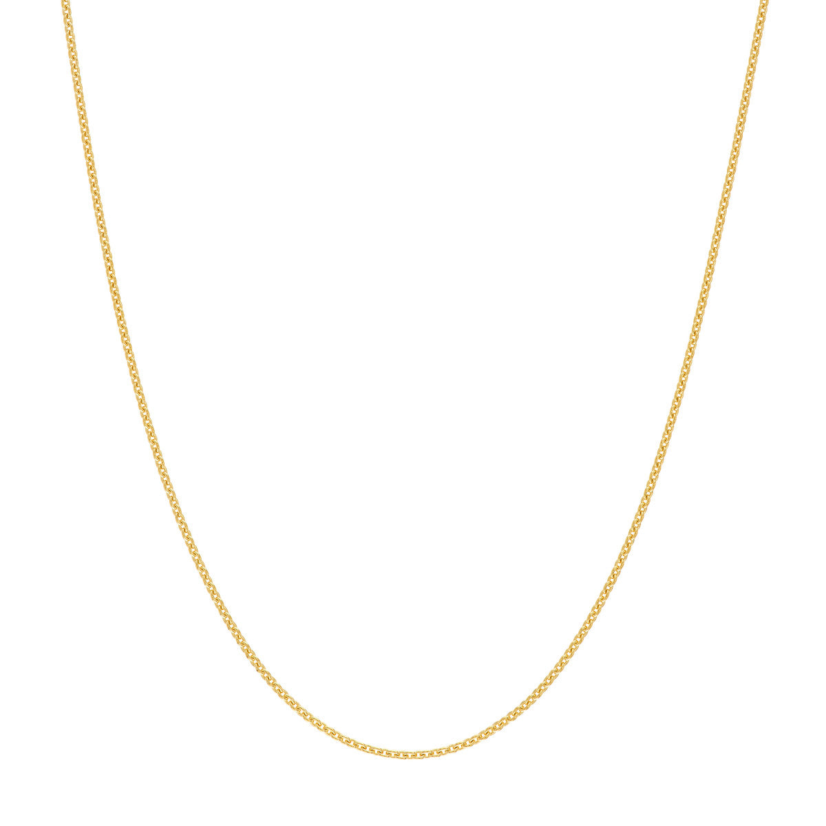 Solid gold cable deals chain