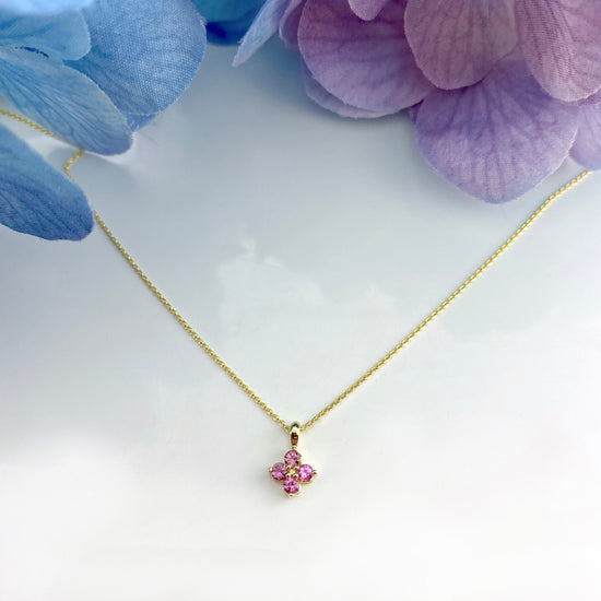 Petite Hydrangea Necklace