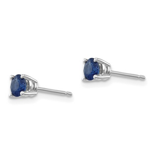 14K Sapphire Stud Earrings
