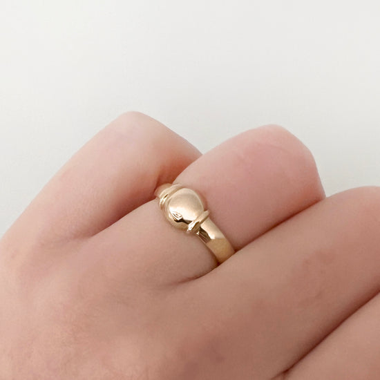 All 14k Gold Cape Cod Single Ball Ring
