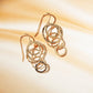 14K Cascading Circles Earring