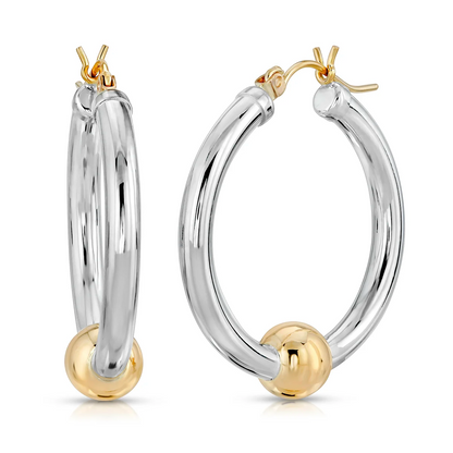 Two-Tone Cape Cod Classic Single Ball Hoops