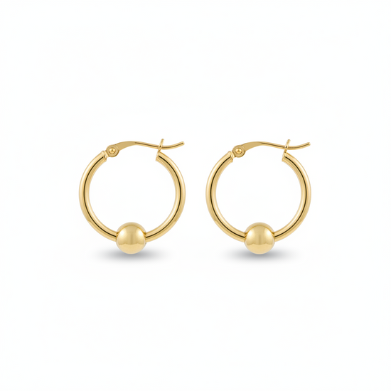 14K Gold Cape Cod Thin Hoops