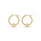 14K Gold Cape Cod Thin Hoops