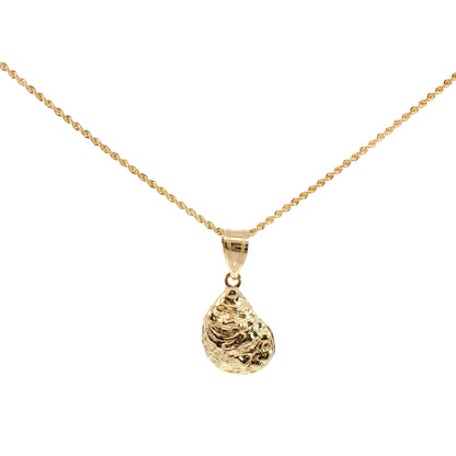14K 3D Oyster Necklace