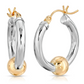 Two-Tone Cape Cod Classic Single Ball Hoops