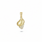 14K Gold Whelk Shell Necklace
