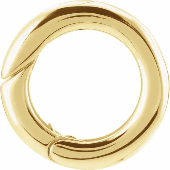 14K Yellow Gold Hinged Charm Bail