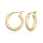 14k Gold 2.5mm Hoops