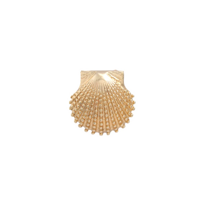 14K Knobby Scallop Shell Necklace