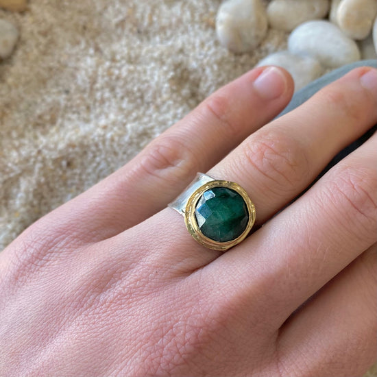 Emerald Beach Stone Ring