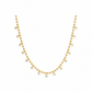 Beaded Diamond Drops Necklace