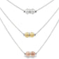Cape Cod Double Ball Wheat Chain Necklace