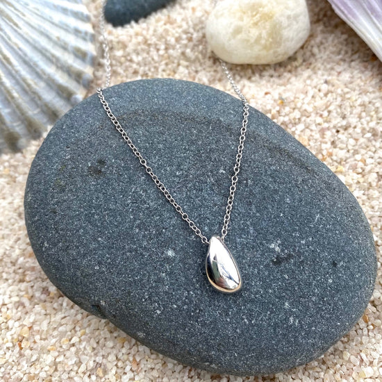 Cape Cod Beach Pebble Necklace