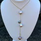 Mixed Pearl Lariat Necklace