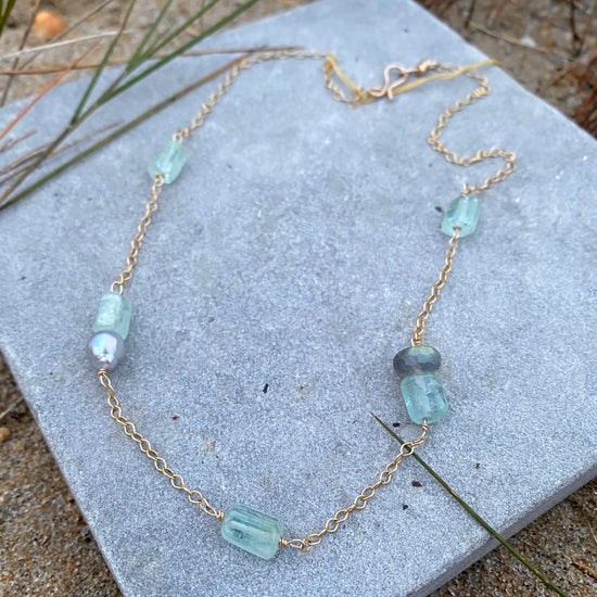 Seascape Station Necklace