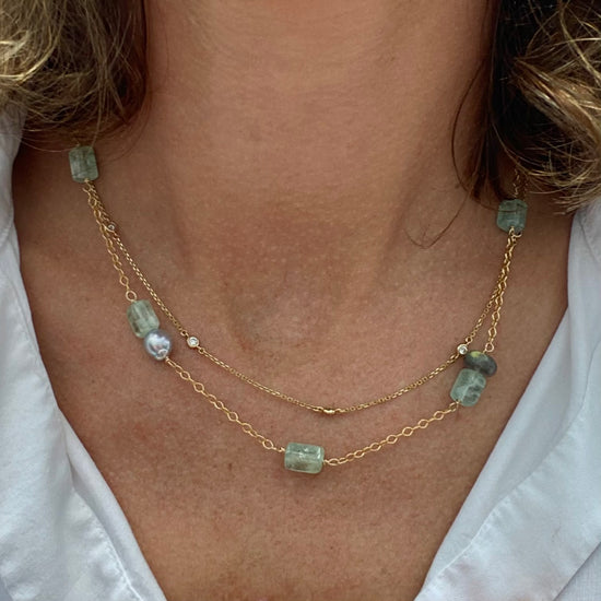 Seascape Station Necklace