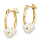 Petite Gold + Pearl Hoops