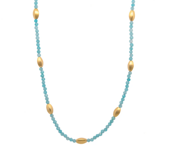 Bliss Amazonite Beaded Necklace