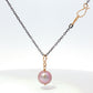 Lavender Pearl Infinity Drop Necklace